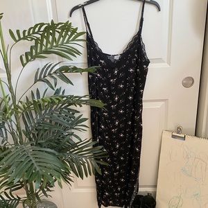 maxi 90s style dress